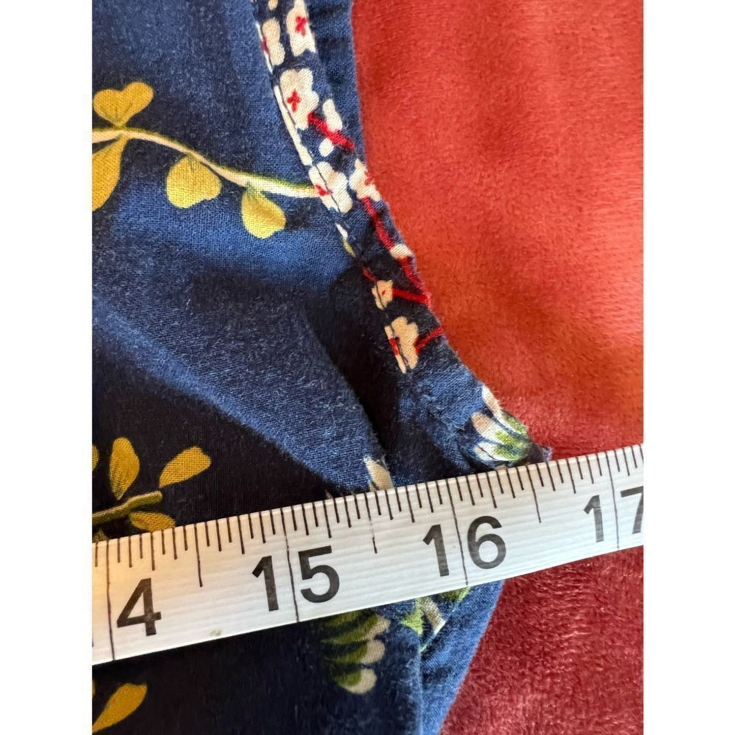Solaris Boho Wrap Dress – Blue Bird & Floral Print – Size Large